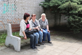 lavička ve Werichově ulici