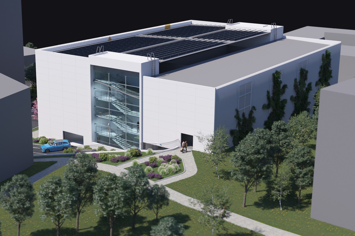 studie parkovacího domu