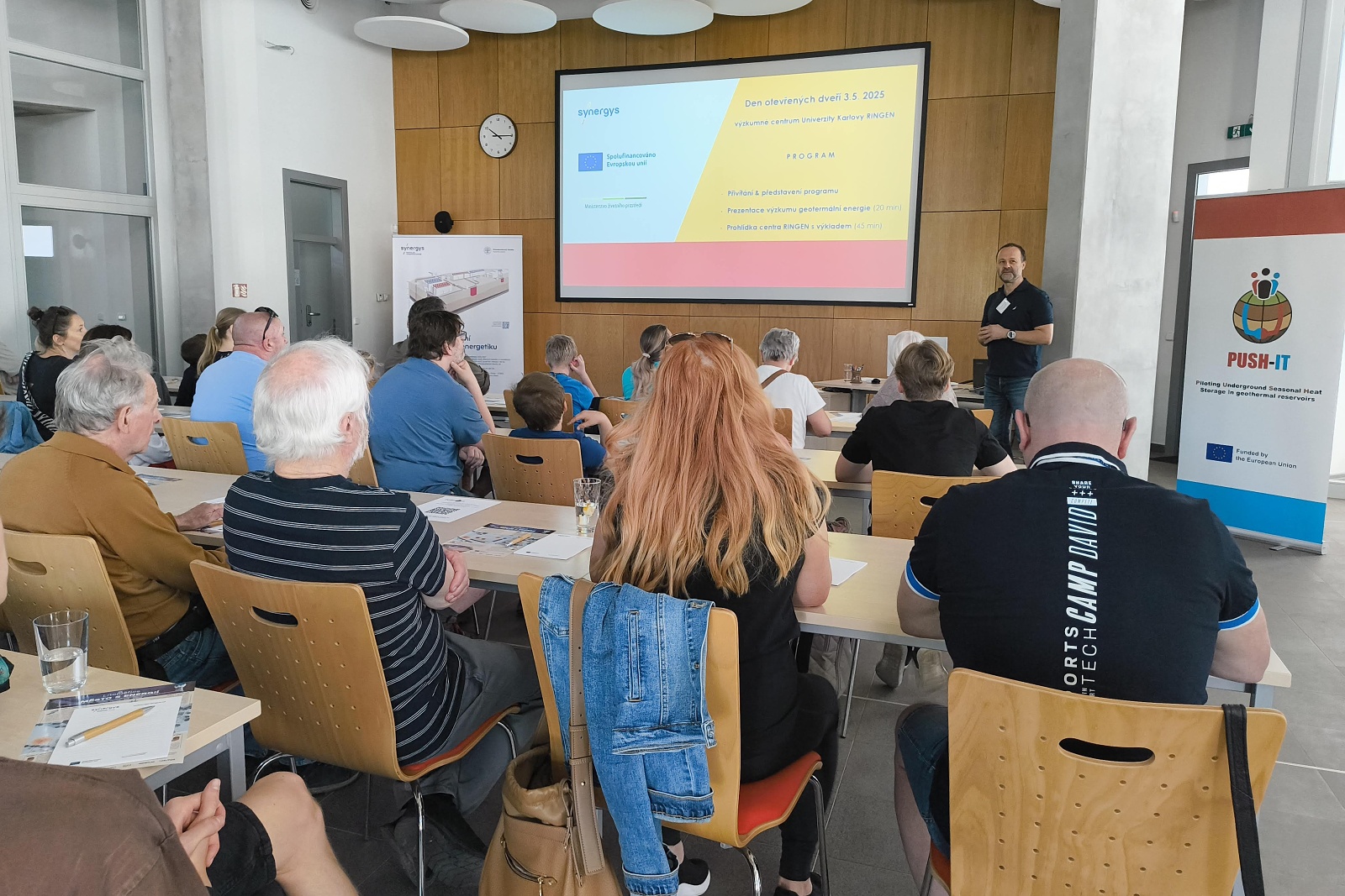 První Den otevřených dveří v geotermálním centru v Litoměřicích přilákal desítky zájemců