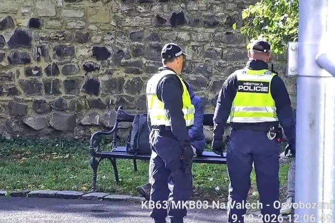 strážníci v akci