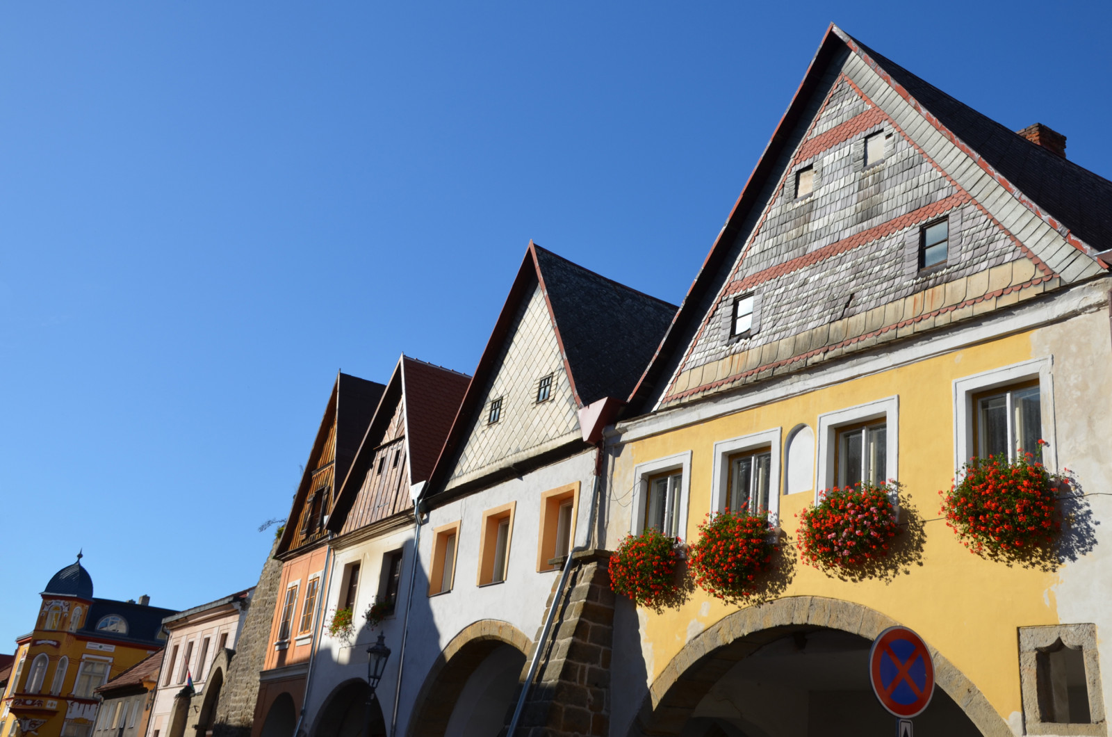 historické domy v Úštěku