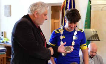 Starosta přivítal mladé vítěze krajského přeboru