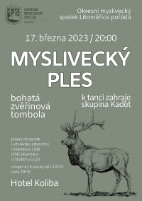 2023_plakat_myslivec_ples_ltm_A